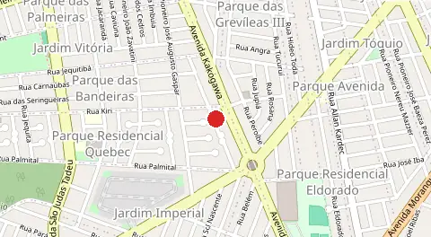 Mapa de Parque Residencial Quebec