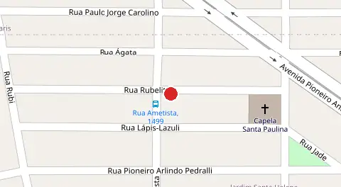 Mapa da localização