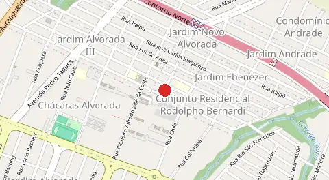 Mapa de Conjunto Residencial Rodolpho Bernardi