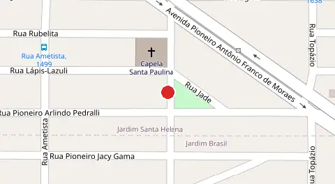 Mapa da localização