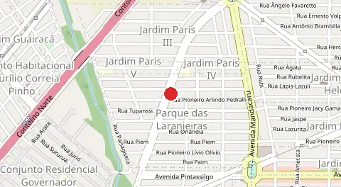 Mapa de Parque das Laranjeiras