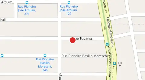 Mapa da localização