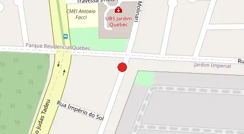 Mapa da localização