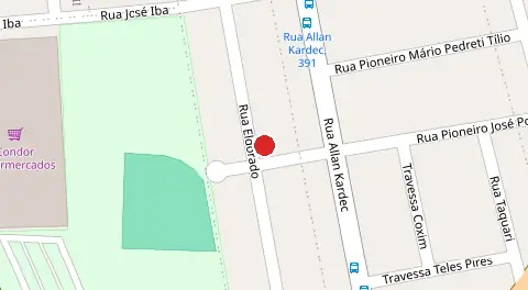 Mapa da localização