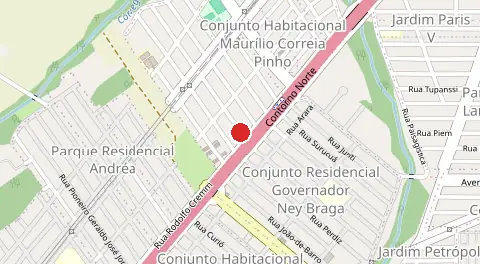 Mapa de Jardim Continental