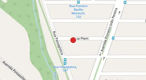 Mapa da localização