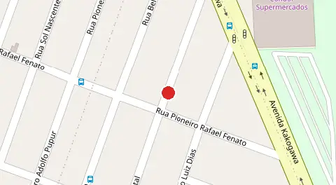 Mapa da localização