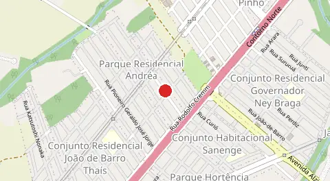 Mapa de Parque Residencial Andreia