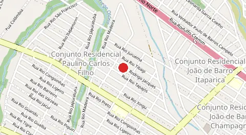 Mapa de Paulino Carlos Filho