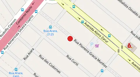 Mapa da localização