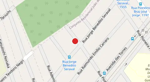 Mapa da localização