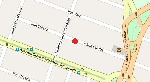 Mapa da localização