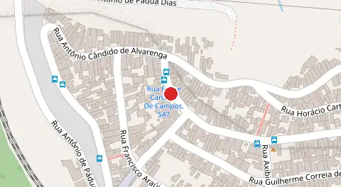 Mapa da localização