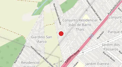 Mapa de Jardim Campo Belo