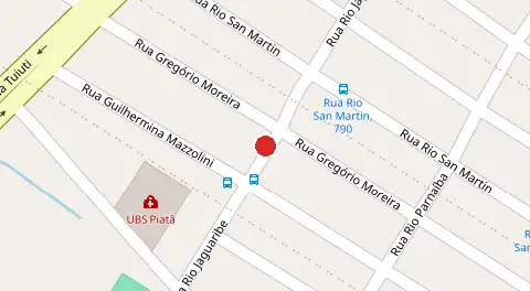 Mapa da localização