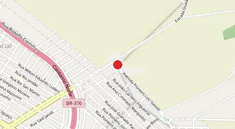 Mapa de Estrada Cunha