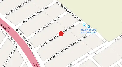 Mapa da localização