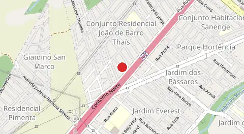 Mapa de Conjunto Residencial Thais