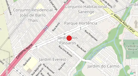Mapa de Jardim dos Passaros