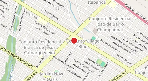 Mapa de Conjunto Habitacional Branca José Camargo Vieira