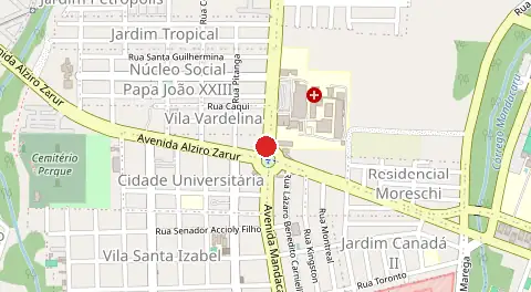 Mapa de Vila Vardelina