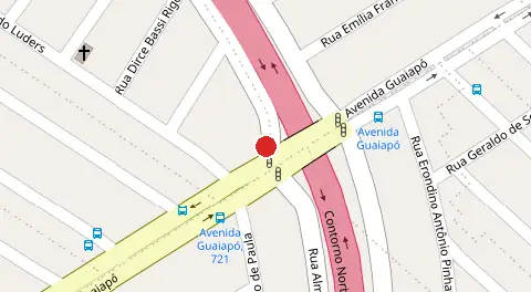 Mapa da localização