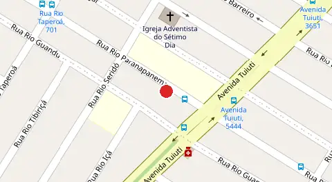 Mapa da localização