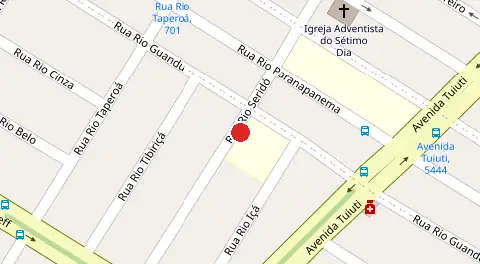 Mapa da localização