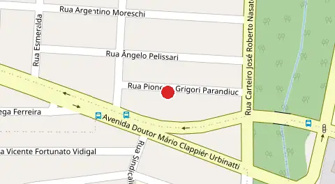 Mapa da localização