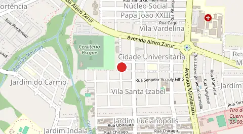 Mapa de Cidade Universitaria