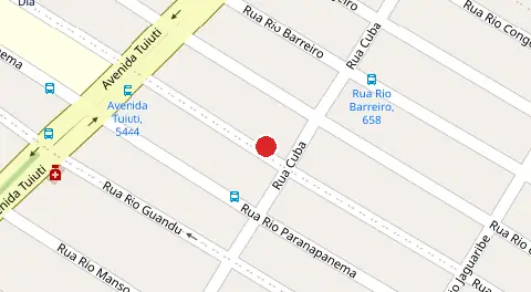 Mapa da localização