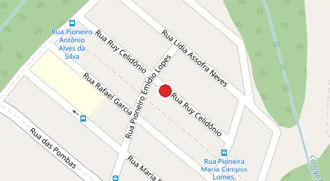 Mapa da localização