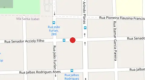 Mapa da localização
