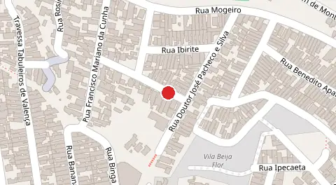 Mapa da localização