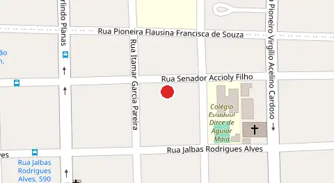 Mapa da localização
