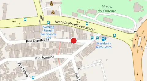 Mapa da localização