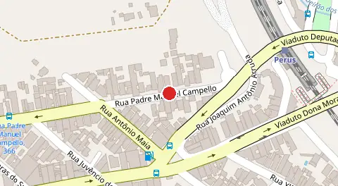 Mapa da localização