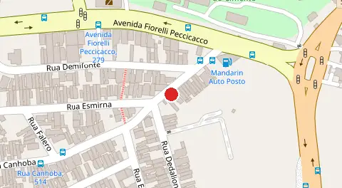 Mapa da localização