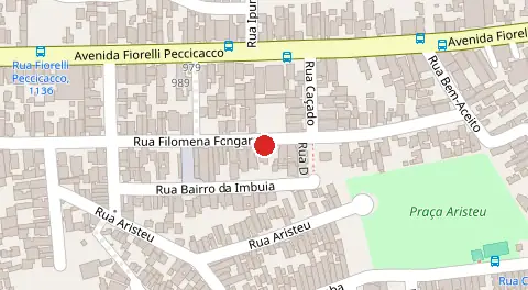 Mapa da localização