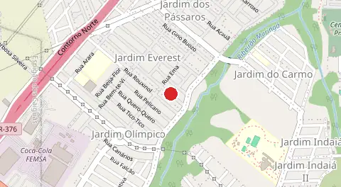 Mapa de Jardim Everest