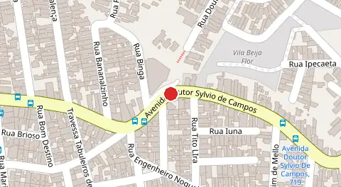 Mapa da localização