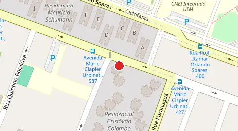 Mapa da localização