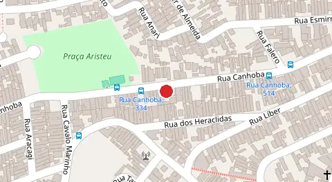 Mapa da localização