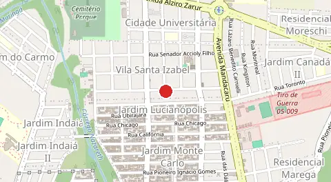 Mapa de Jardim Lucianopolis