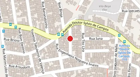 Mapa da localização