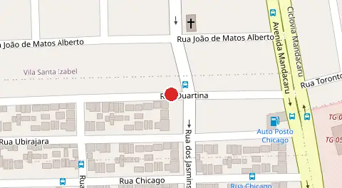 Mapa da localização