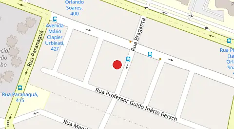 Mapa da localização
