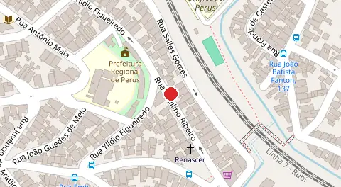 Mapa da localização