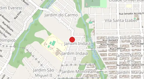 Mapa de Jardim Indaia