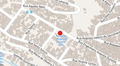 Mapa da localização